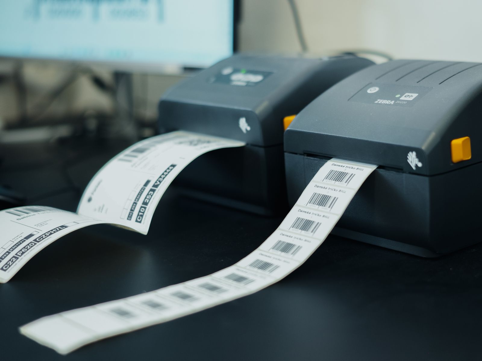 Printing shipping labels for daily dispatch